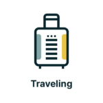 Traveling icon